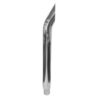 Truck Exhaust Stack Aussie Curved Chrome Steel 6ft Long 6" Reducing to 5" OD