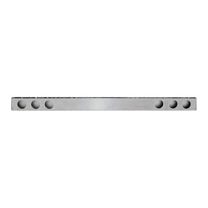 Truck Stainless Steel One Piece Light Bar 94 Inch Long 4 Inch Round Cut Outs