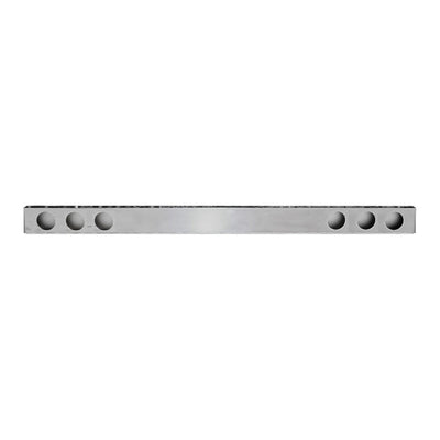 Truck Stainless Steel One Piece Light Bar 94 Inch Long 4 Inch Round Cut Outs