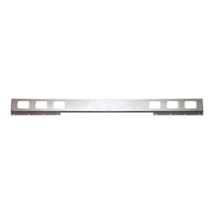Outlaw Truck Chrome One Piece Light Bar 94 Inch Long Rectangular Cut Outs