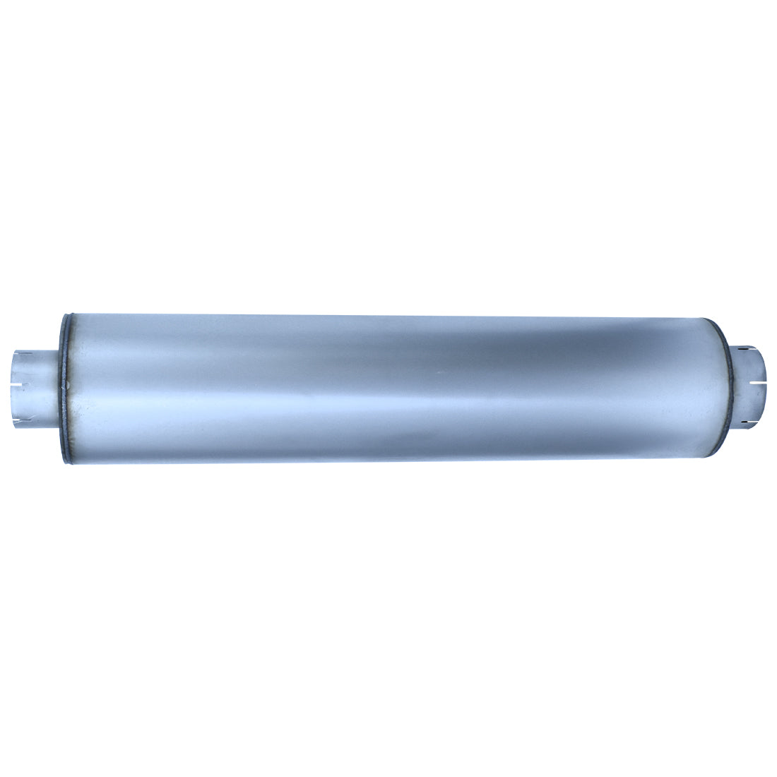 Truck Muffler 5" In / 6" Out, 44.5" Long Body, 51" Overall, 10" Diameter