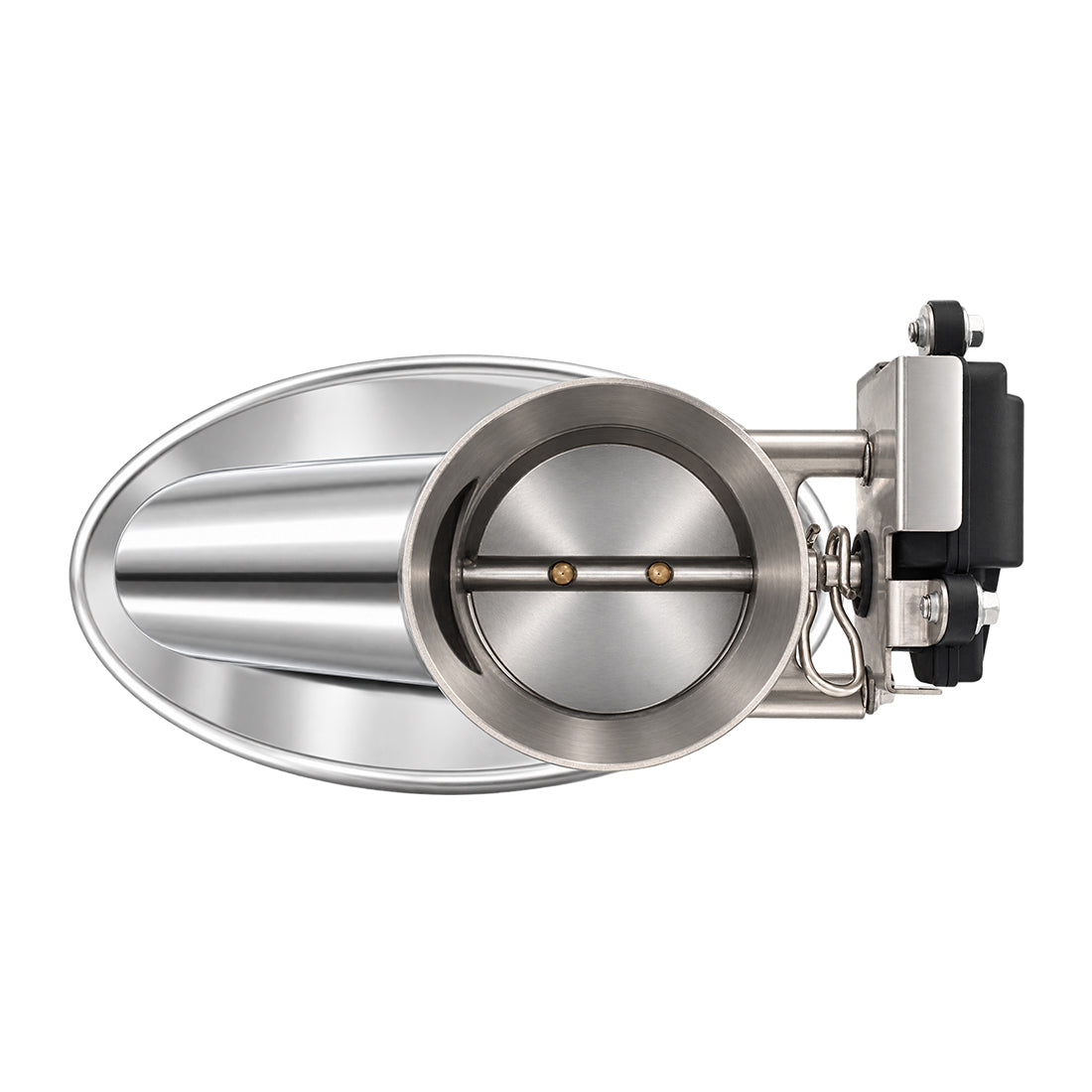 Electronic Valved Performance Muffler, 3" Single Kit, Variable Volume, Polished Stainless Steel