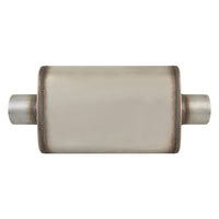 Outlaw T-409 Stainless Steel Straight Through Muffler, Single 3" Inlet/Outlet, Centre/Centre