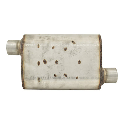 Outlaw Stainless Steel 2-1/2" Flowmaster Style Chambered Muffler Offset/Offset