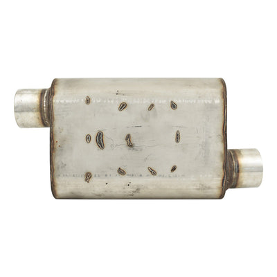 Outlaw Stainless Steel 3" Flowmaster Style Chambered Muffler Offset/Offset