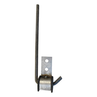 Steel Universal Exhaust Hanger Rod - Hook Type with Rubber Isolated Bracket
