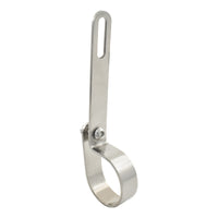 Lake Pipe Mounting Bracket, Polished Stainless Steel