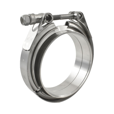 304 Stainless Steel 4 Inch Exhaust Pipe V-Band Clamp Flange, 4" 102mm