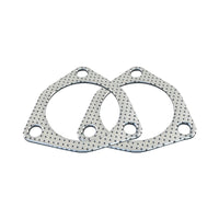 Exhaust Collector Gaskets 2-1/2" (2.5") ID, 3 Bolt Type Flange - Pair