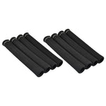 Black 7.5" Spark Plug Heat Sleeves Set of 8, Wire Lead Boot