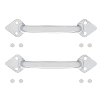Hood Handle Set suits 1928-32 Ford Car & 1932-34 Truck, Stainless Steel