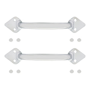 Hood Handle Set suits 1928-32 Ford Car & 1932-34 Truck, Stainless Steel