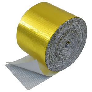Heat Reflective Tape 1-1/2" X 15', Adhesive Backed, Gold