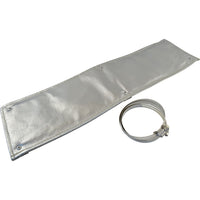 Exhaust Heat Shield Kit w/Clamps, 6" X 2', Aluminium