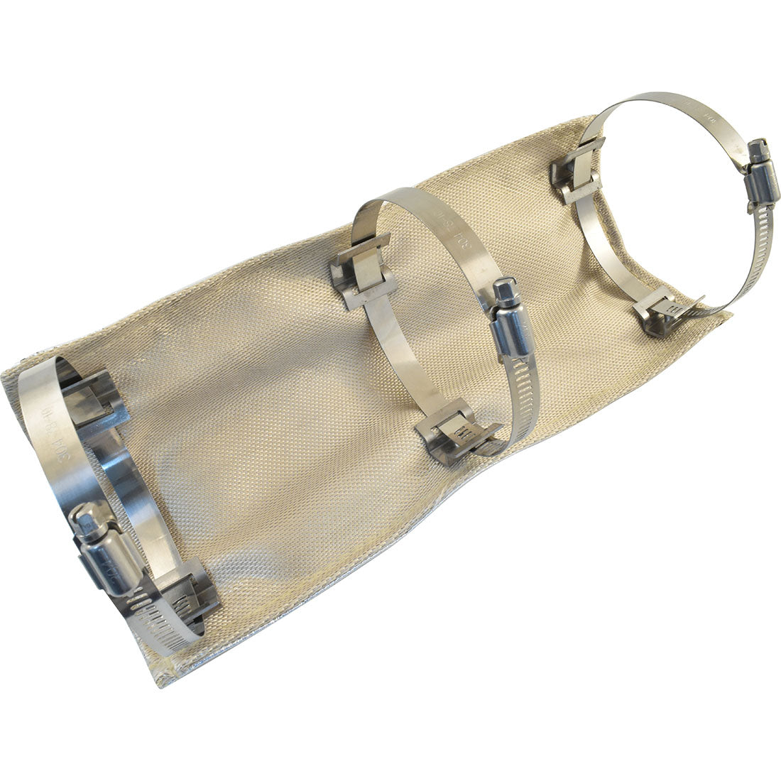 Exhaust Heat Shield Kit w/Clamps, 6" X 1', Aluminium