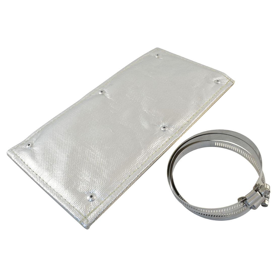 Exhaust Heat Shield Kit w/Clamps, 6" X 1', Aluminium