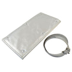 Exhaust Heat Shield Kit w/Clamps, 6" X 1', Aluminium