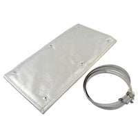 Exhaust Heat Shield Kit w/Clamps, 6" X 1', Aluminium