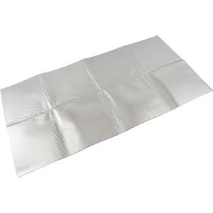 Aluminium Silica Adhesive Backed Heat Shield - 12" x 24"