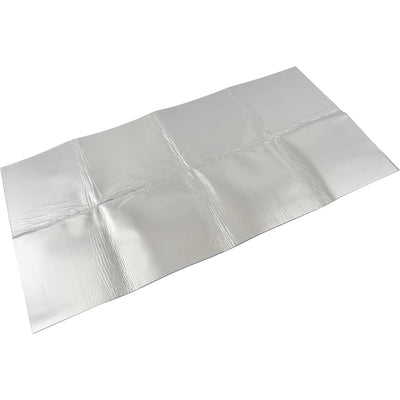 Aluminium Silica Adhesive Backed Heat Shield - 12" x 24"