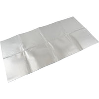 Heat Shield Adhesive Backed, 24" x 48", Aluminium Silica