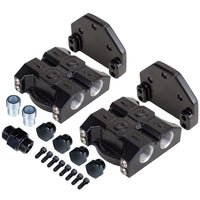 Premium Derale -10AN Side Ports Single Filter Mount, 13/16''-16 Filter Threads - DER-35727