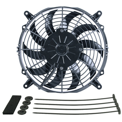 Derale 10'' High Output Curved Blade IP68 Electric Puller Fan - DER-16110