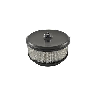 6-3/8" X 3" Air Cleaner Kit Black to Suit 5-1/8" Neck suits Holley Edelbrock