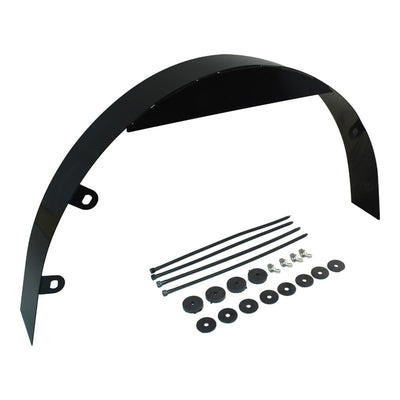 Universal Black Steel Fan Shroud 3" Wide Chevy Ford Holden Hot Rod