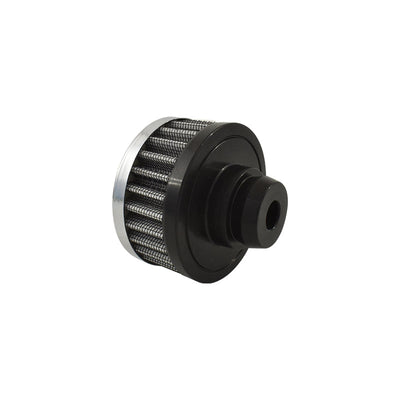 Chrome Push-In Filter Breather - Short Style