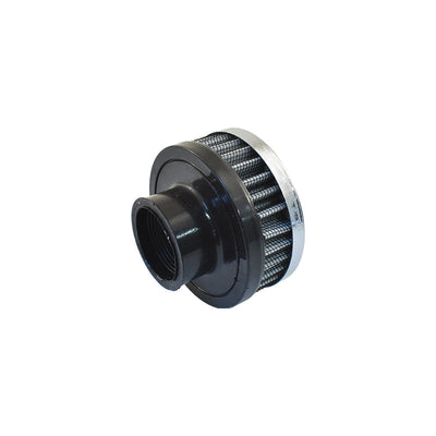 Chrome Clamp-on Filter Breather - Short Style