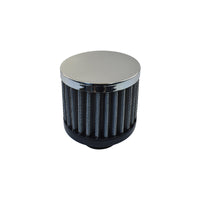 Chrome Clamp-on Filter Breather - Tall Style