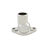 SBC BBC Chev Chrome Die-Cast Straight Up Water Neck Thermostat Housing