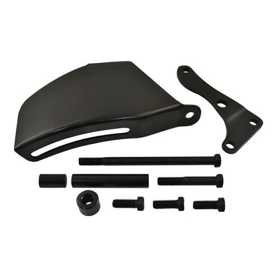 SB Chev Alternator Bracket Set suits Long Water Pump - Black