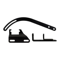 Small Block Chev Short Water Pump Alternator Bracket Set Black Steel