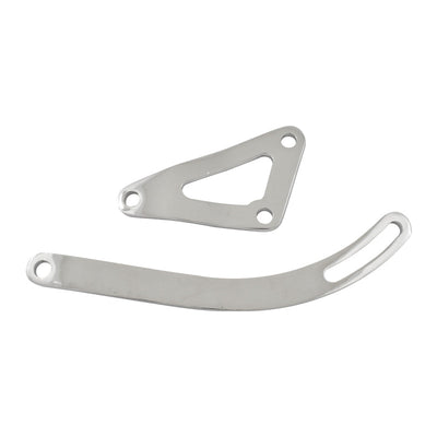 Small Block Chrysler 318 340 360 OEM Style Alternator Bracket Set Chrome Steel