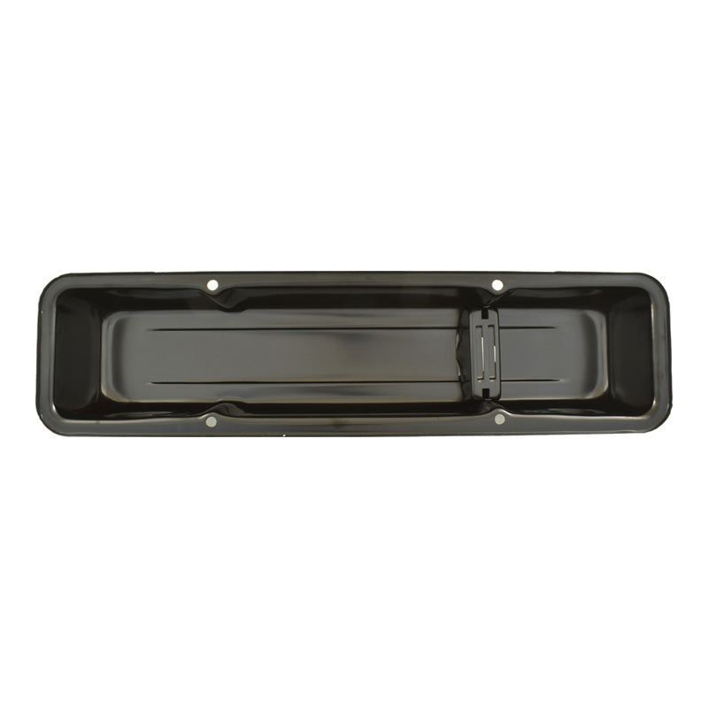 Black Steel Tall Valve Rocker Covers Pair Small Block Chevy SBC 283 30 ...