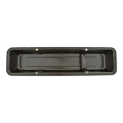 Black Steel Tall Valve Rocker Covers Pair Small Block Chevy SBC 283 307 350 383