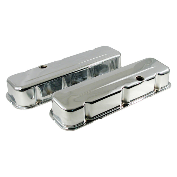 No Logo Chev Big Block Tall Profile Chrome Steel Valve Rocker Covers P ...