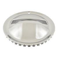 15 Inch Chrome Universal Hollywood Style w/Bar Wheel Hub Moon Cap Cover Set of 4
