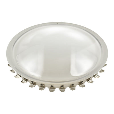 12 Inch Chrome Universal Hollywood Style Wheel Hub Moon Cap Cover Set of 4