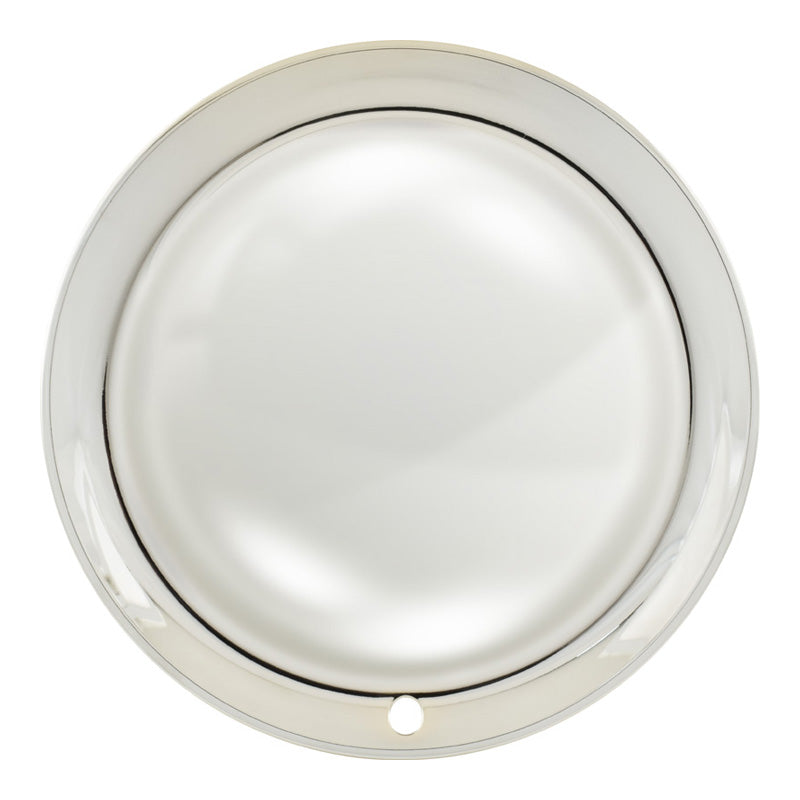 15 Inch Chrome Universal Hollywood Style Wheel Hub Moon Cap Cover Set of 4