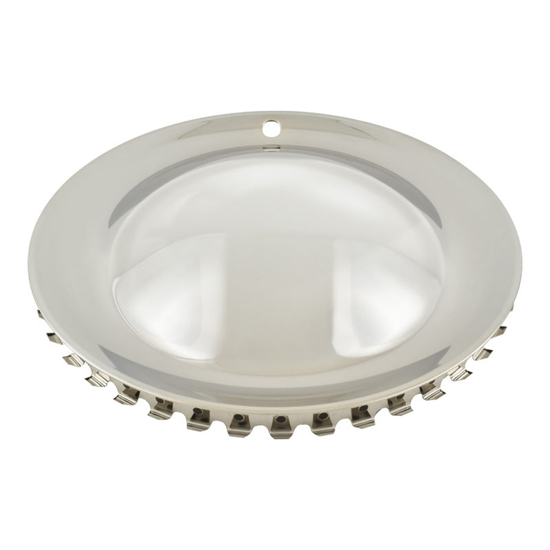 15 Inch Chrome Universal Hollywood Style Wheel Hub Moon Cap Cover Set of 4