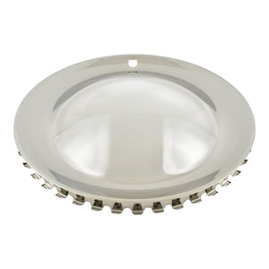 15 Inch Chrome Universal Hollywood Style Wheel Hub Moon Cap Cover Set of 4