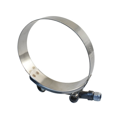 79-87mm T-Bolt Hose Clamp suits Silicone Hose, Stainless Steel