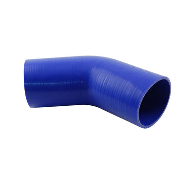 Takashi Blue Silicone Hose 45 Degree Standard Elbow 3-1/4" (83mm) Air Intake Turbo