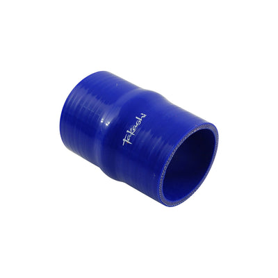 Takashi Blue Straight Humped Silicone Hose Joiner 2½" (63mm) Air Intake Turbo