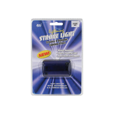 3A Racing Lightning Blue Strobe Light Rectangular