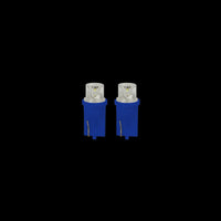2X 3A Racing Led Blade Globes Blue T-10 2.1 X 9.5 Base, Wide Angle