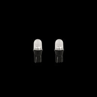 2X 3A Racing Led Blade Globes 7 Colour Changing T-10 2.1 X 9.5 Base